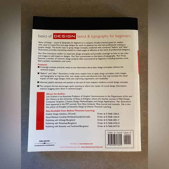 Basics Of Design Layout & Typography For Beginners by Lisa Graham Paperback Book - Picture 2 of 2